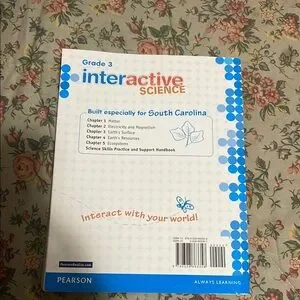 Pearson | Other | Pearson Interactive Science Grade 3 Book With Blue ...